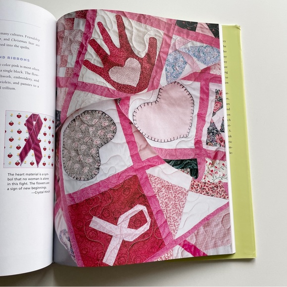 Threaded Together: The Pink Ribbon Quilt Project Hardcover Book 2008 - Picture 11 of 16